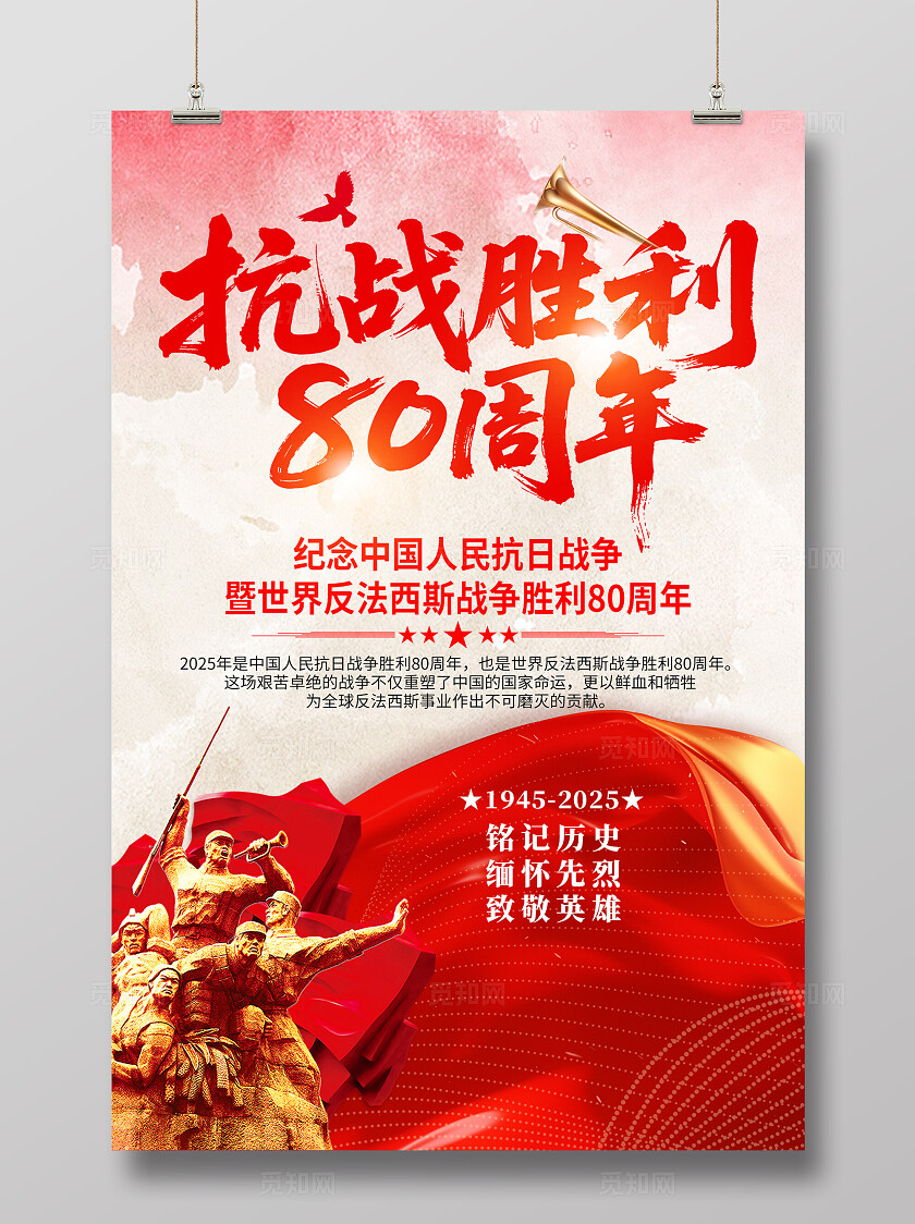抗战胜利80周年海报