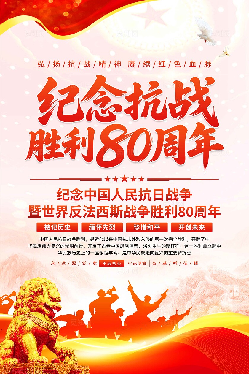 抗战胜利80周年海报
