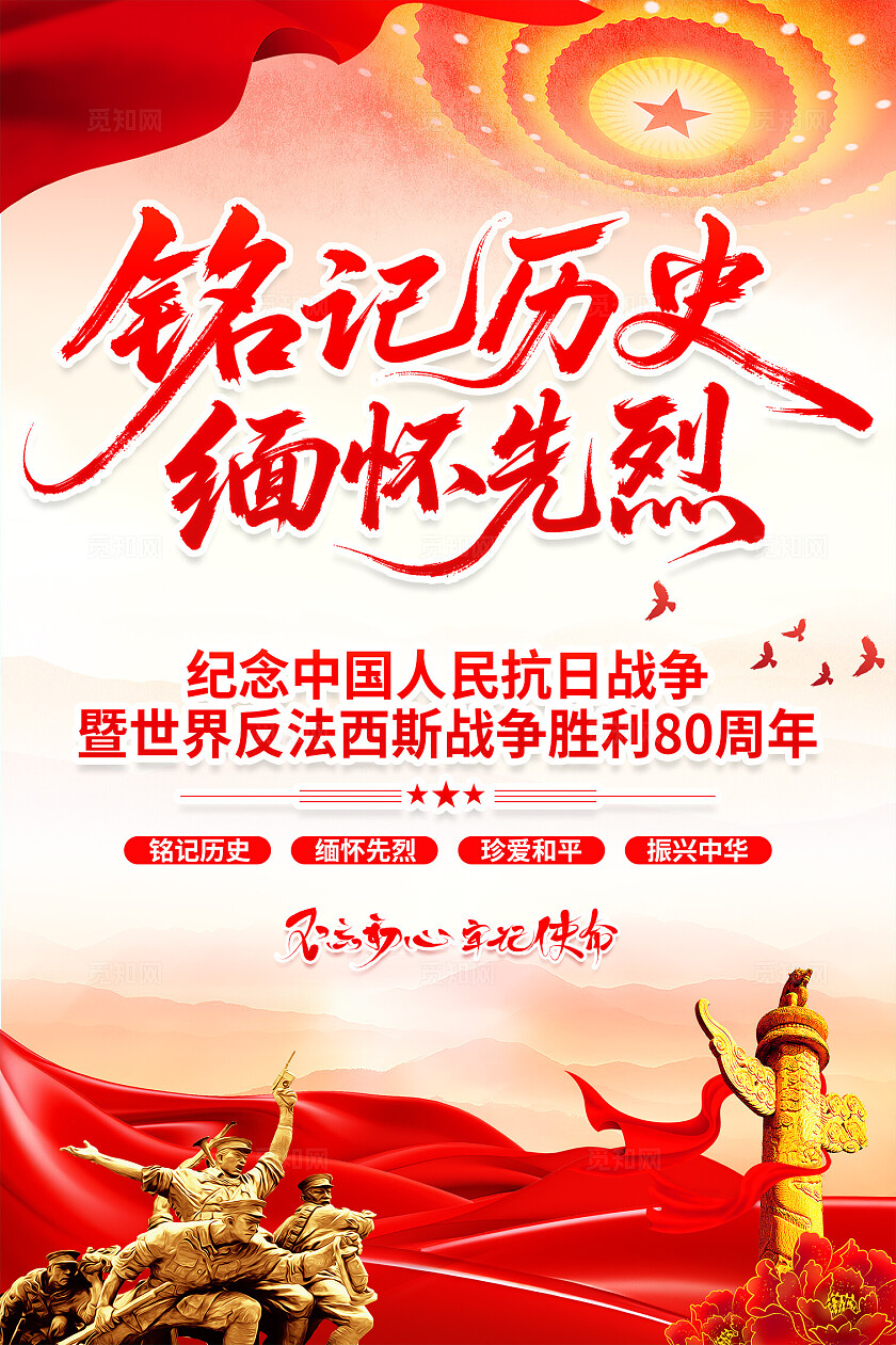 抗战胜利80周年海报