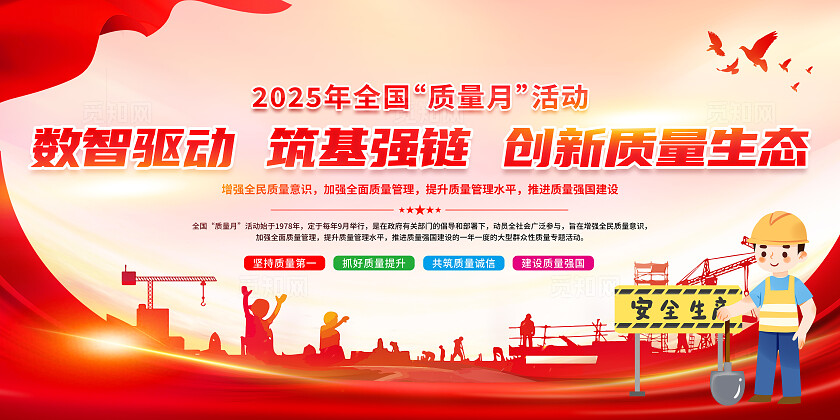 2025年全国质量月宣传科普展架