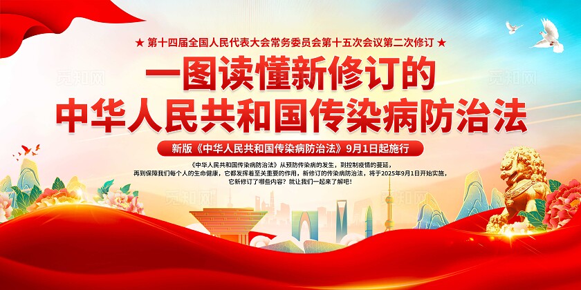 传染病防治法展板