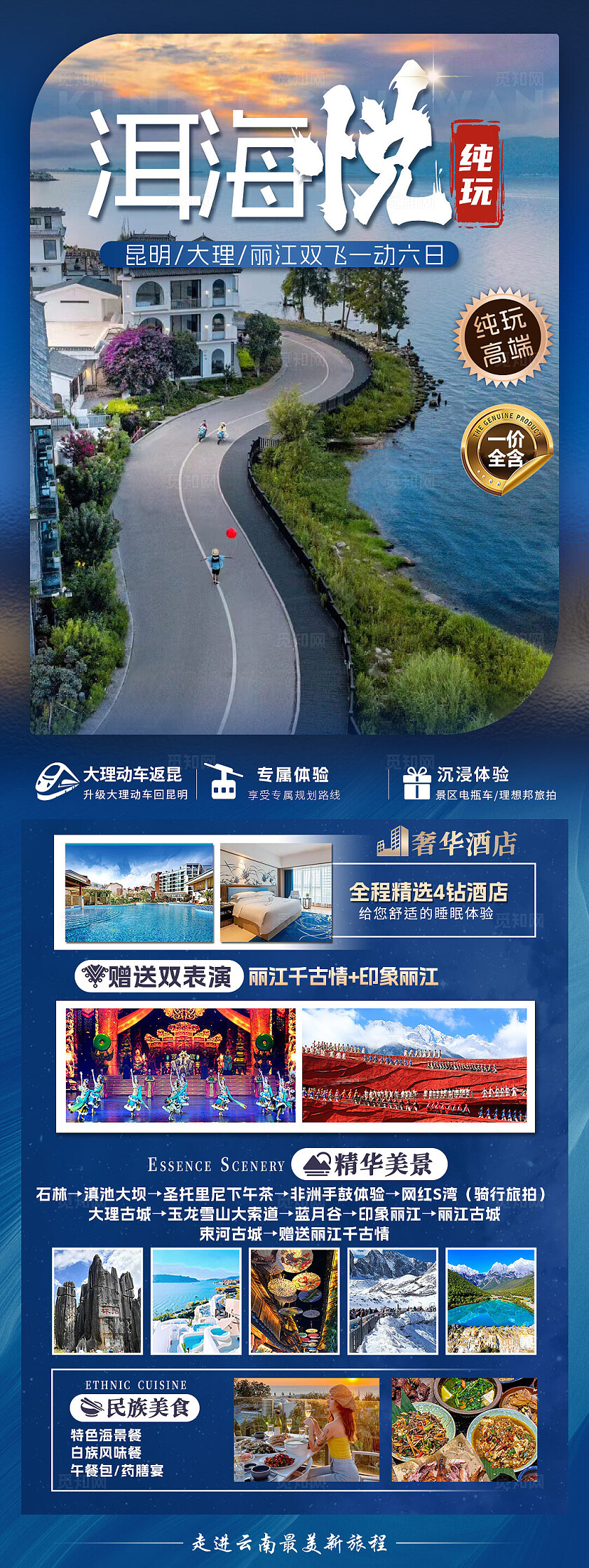 旅游宣传洱海悦-繁花似锦旅游活动宣传