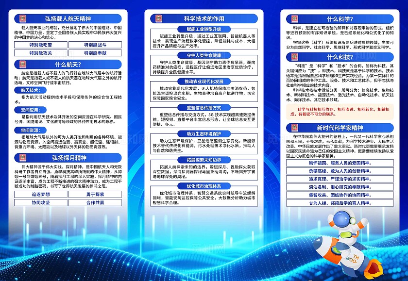 2025年全国科普月三折页