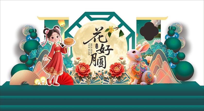 中秋节美陈
