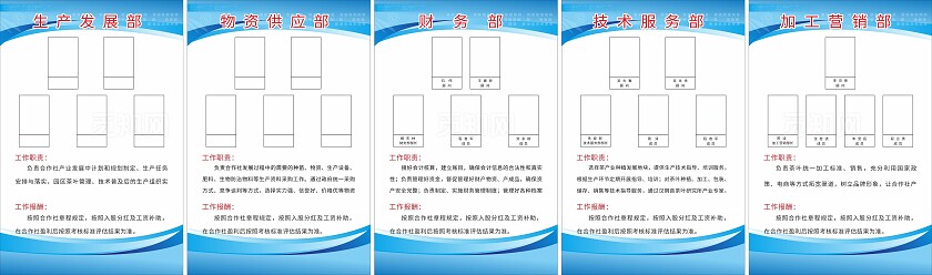 蓝色部门工作职责工作报酬已转曲常规
