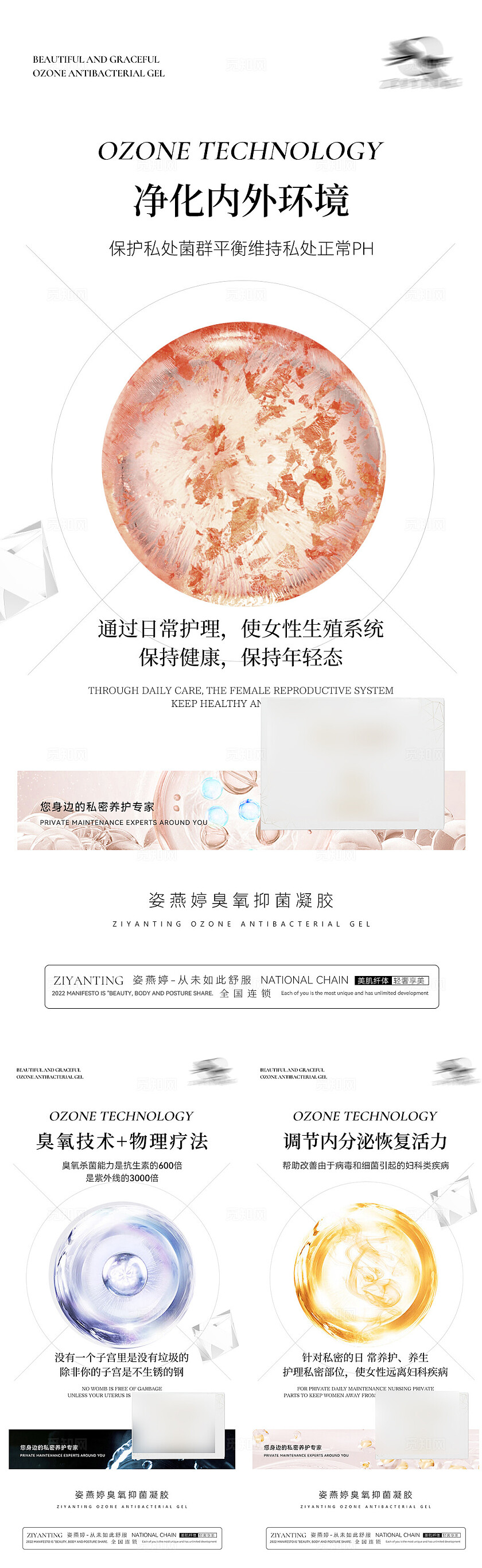 医美美容产品医美产品美容私护海报