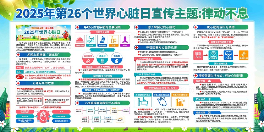 2025年世界心脏日展板