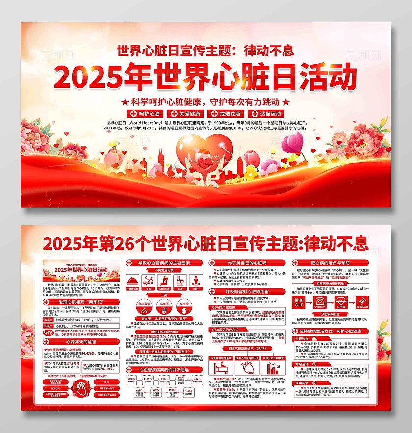 2025年世界心脏日展板