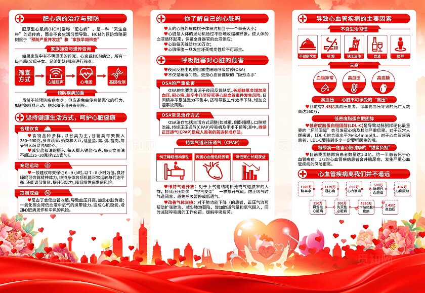 2025年世界心脏日三折页