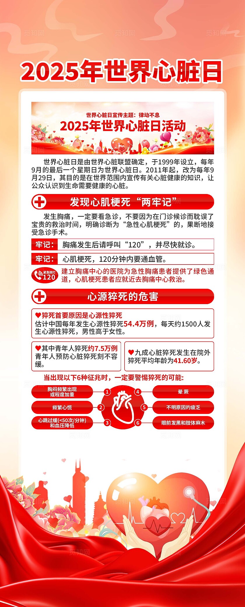 2025年世界心脏日易拉宝