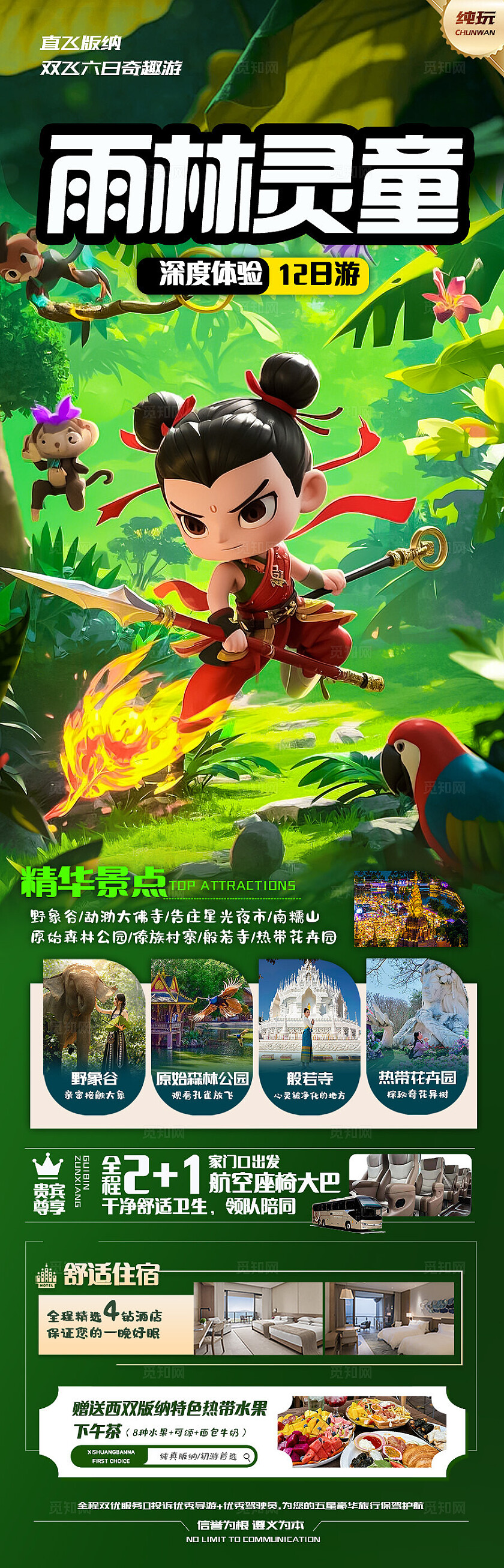 绿色版纳雨林灵童