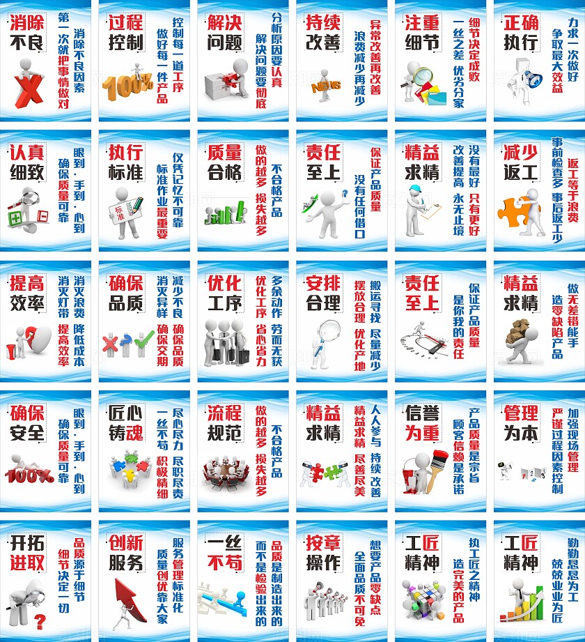 蓝色渐变企业宣传标语非转曲常规