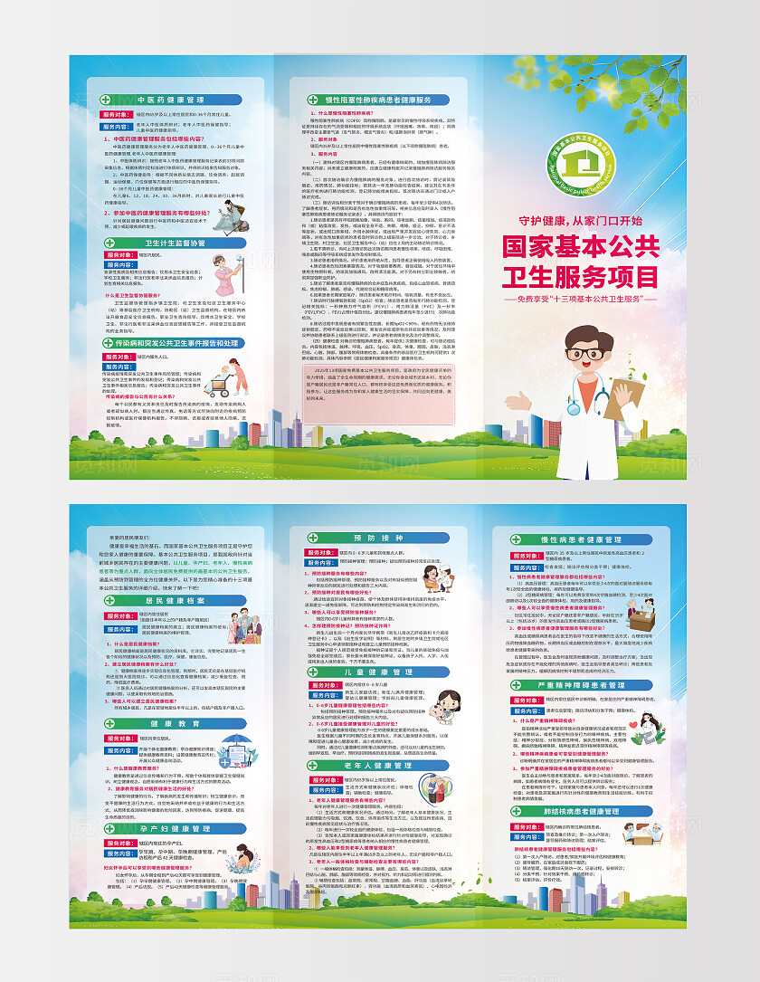 国家基本公共卫生服务项目内容13项内容解读