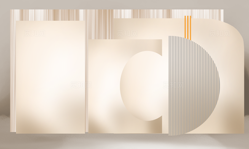 香槟色韩式婚礼迎宾区效果图