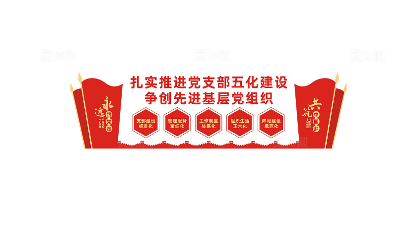 党支部五化建设党建文化墙
