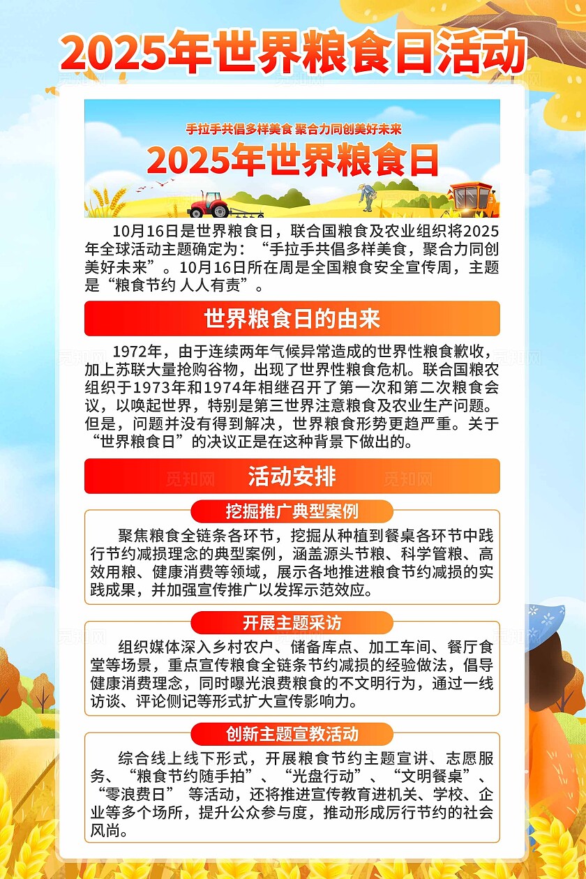2025年世界粮食日海报
