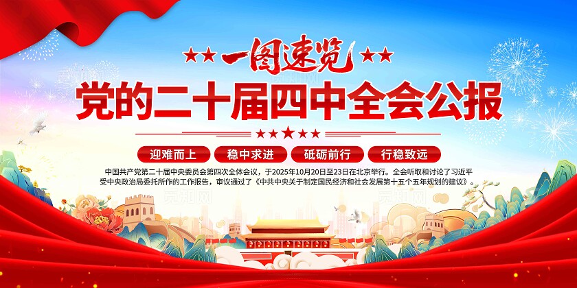 第二十届四中全会二十届四中全会精神展板