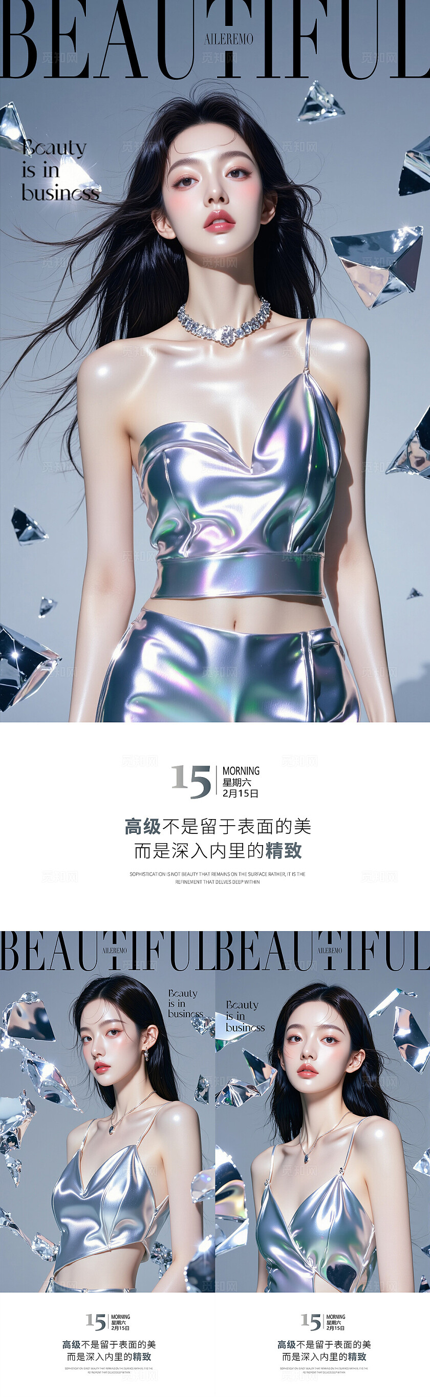 医美女性健康医美健康海报