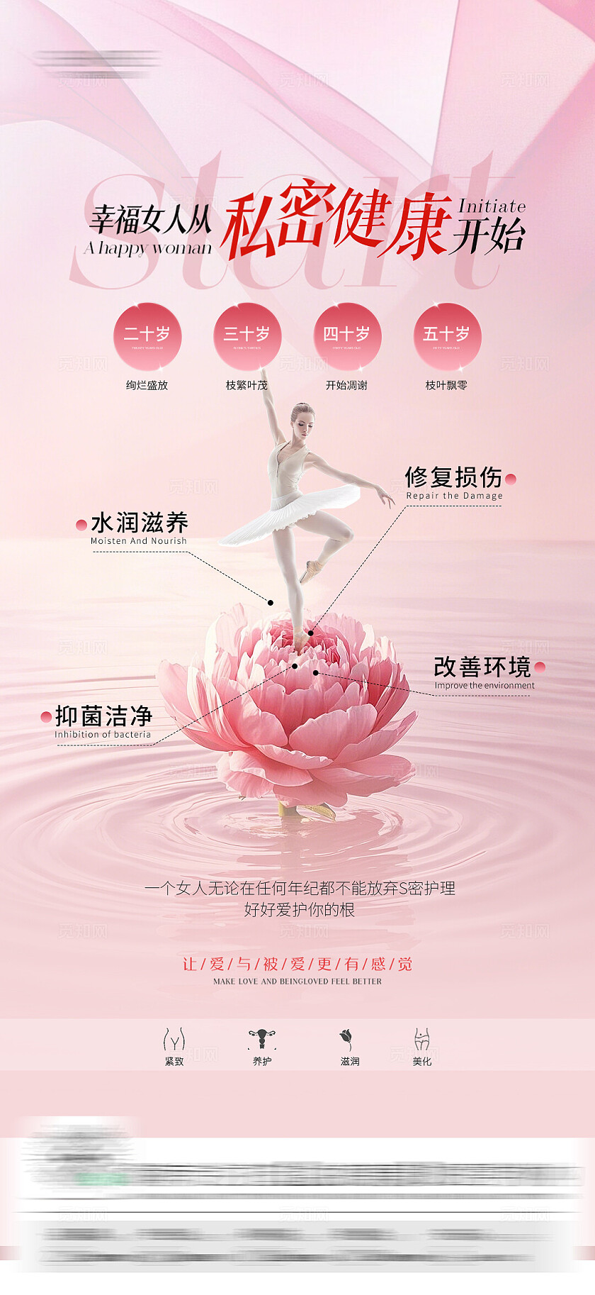 医美女性健康医美健康海报