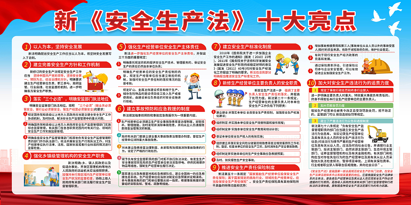 红色大气企业工厂安全生产宣传栏安全教育海报展板