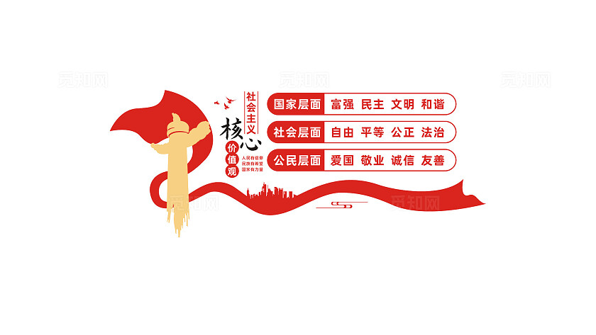 社会主义核心价值观党建文化墙