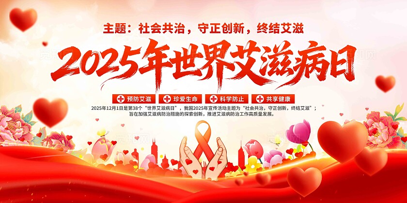 2025年世界艾滋病日展板