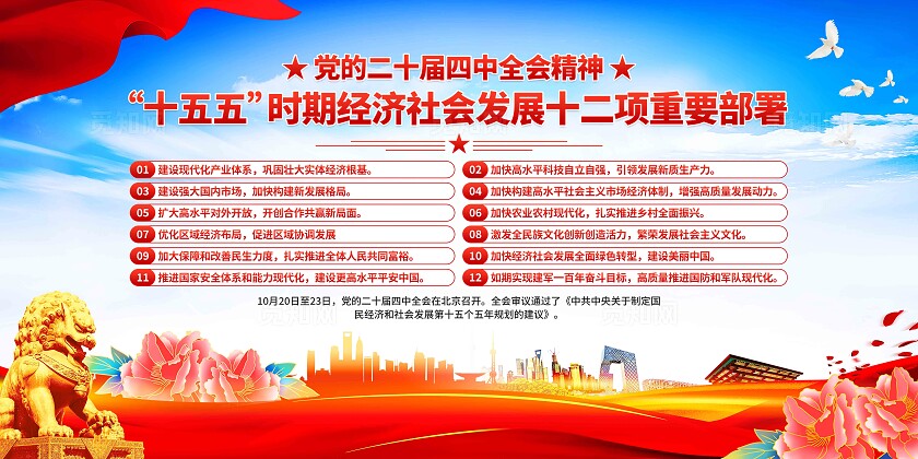 二十届四中全会展板