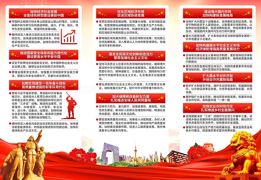 二十届四中全会三折页