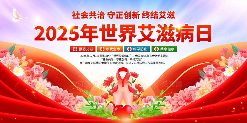 2025年世界艾滋病日展板