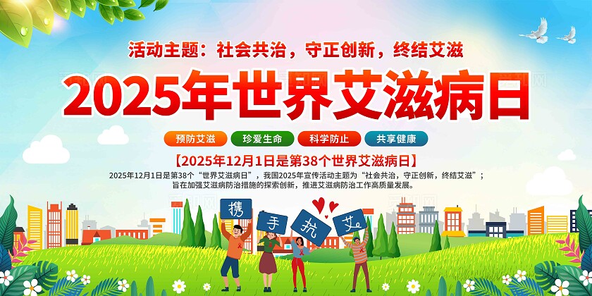 2025年世界艾滋病日展板