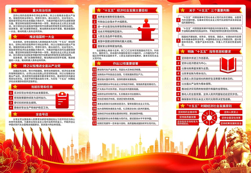 二十届四中全会三折页