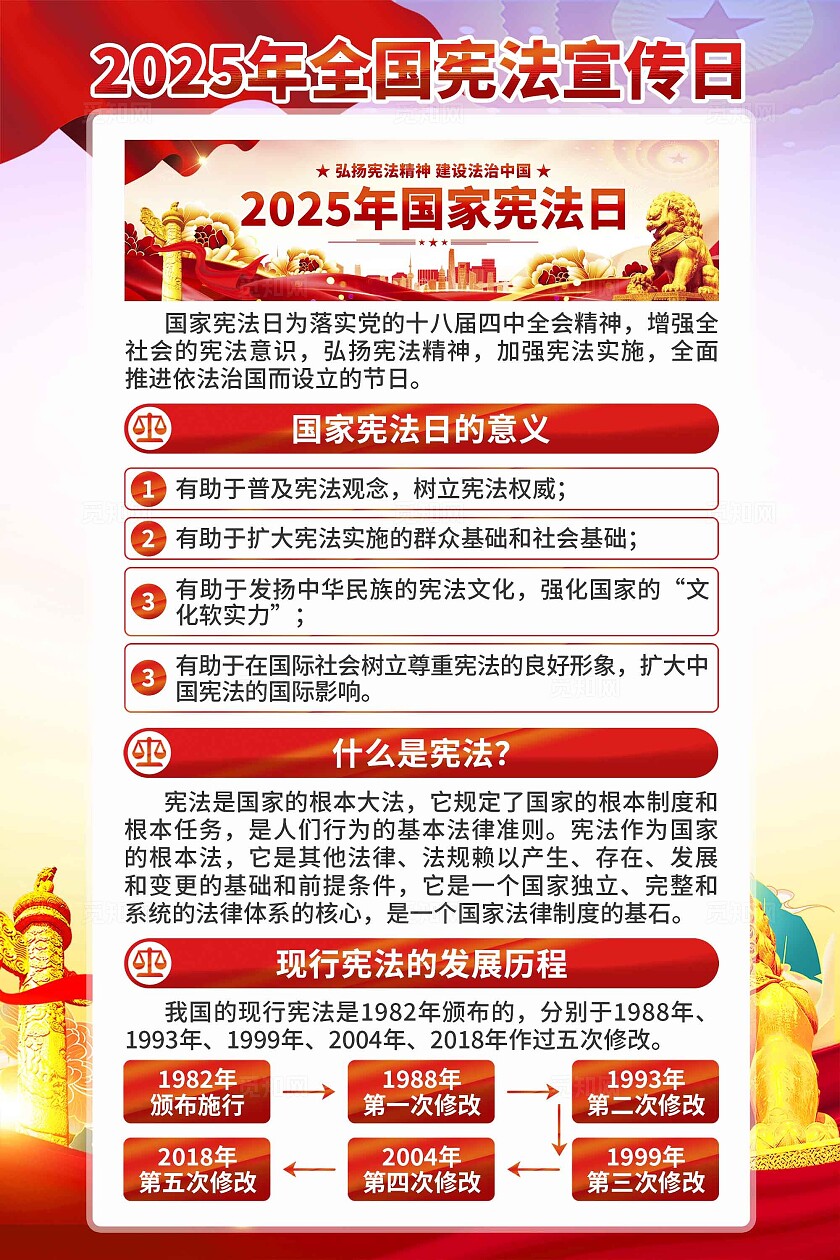 2025国家法制宣传日海报