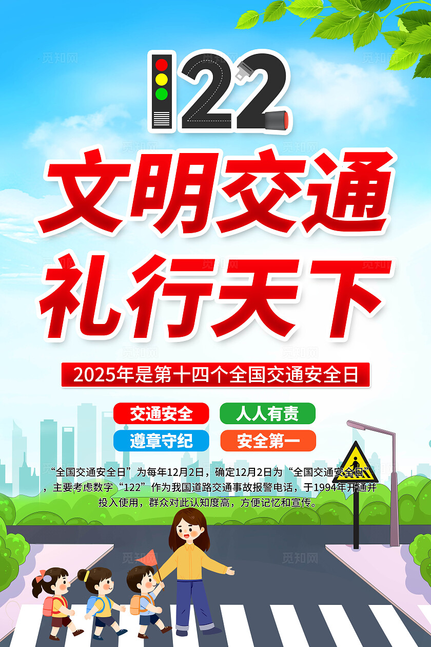 2025年全国交通安全日海报
