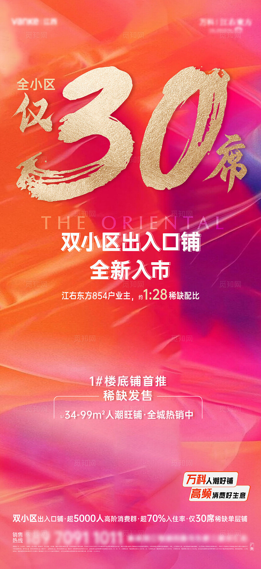 地产宣传商铺房地产宣传海报