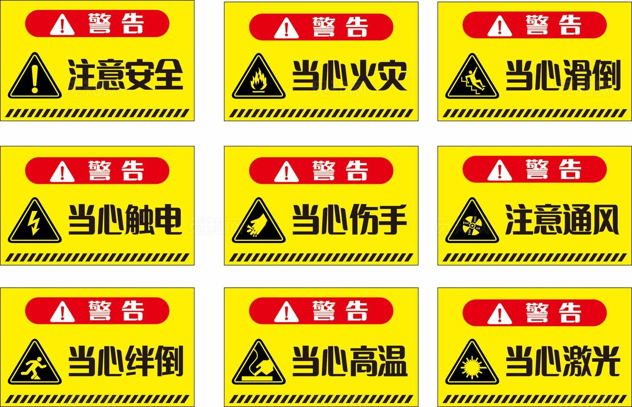安全标识牌图片