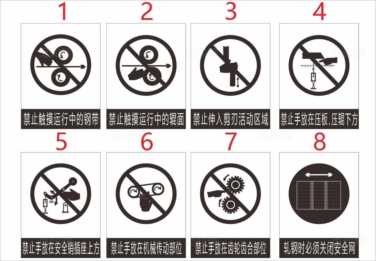 工厂安全生产标识图片