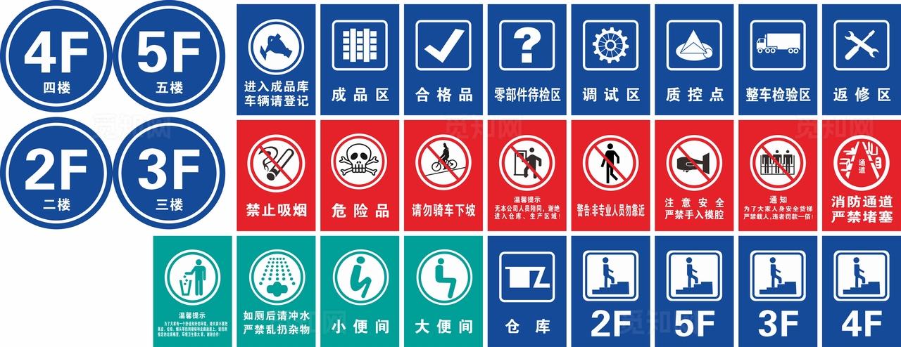 工厂标识牌图片