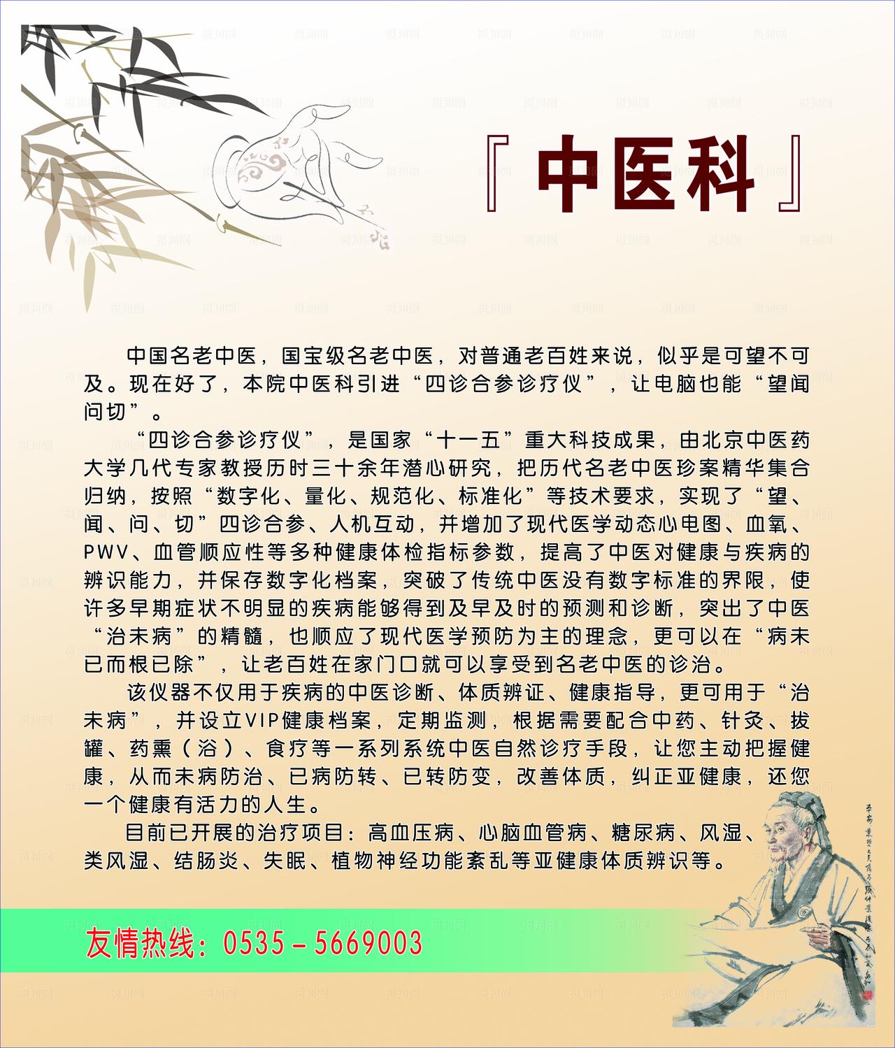 中医简介展板图片