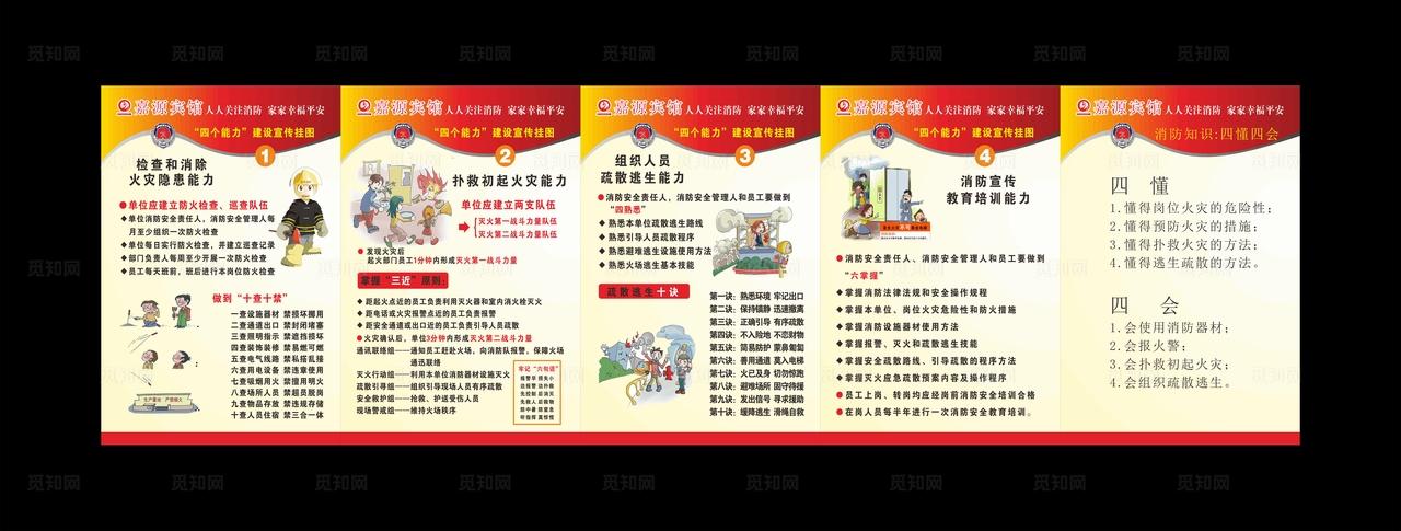 宾馆消防制度牌图片