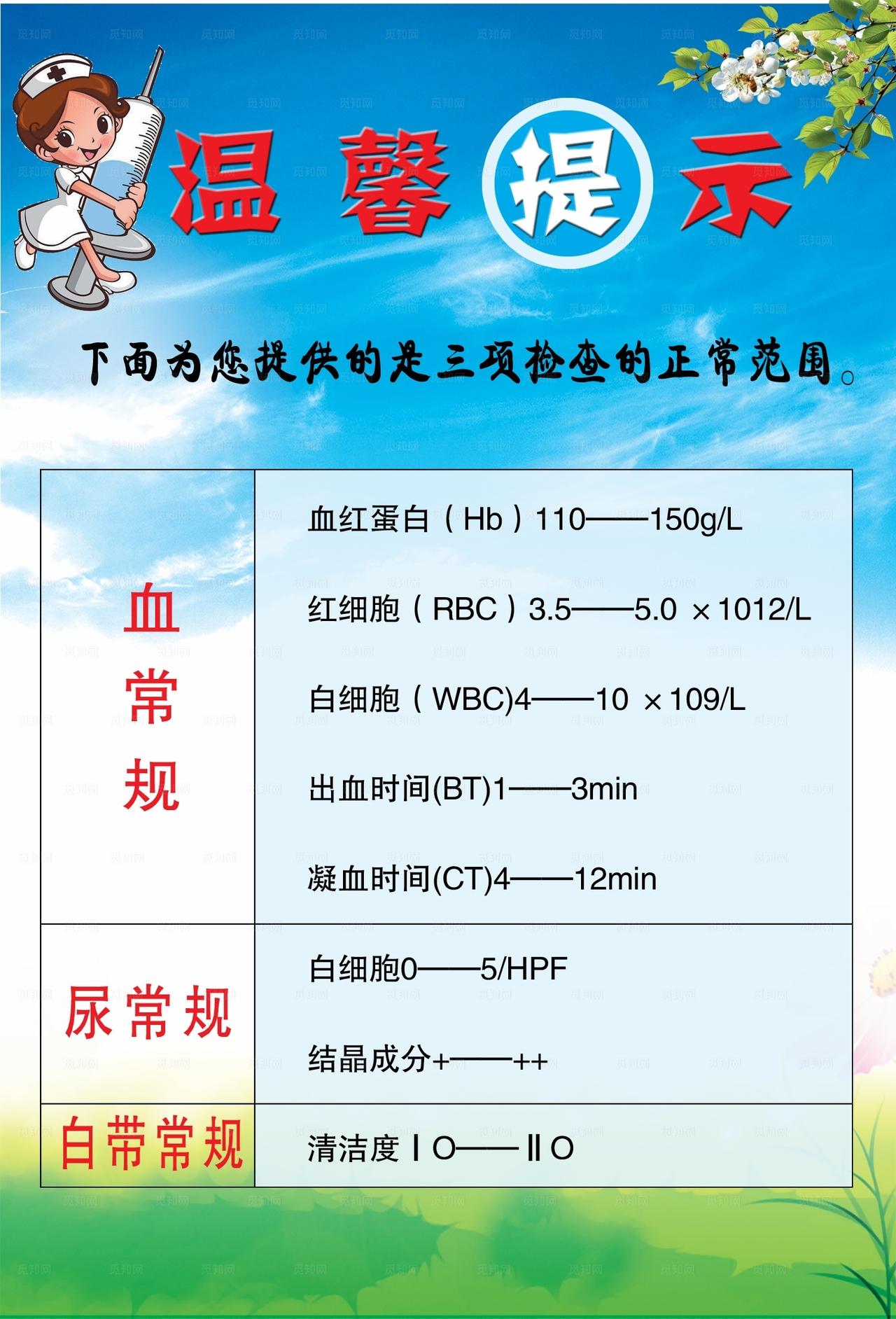 医院展板 温馨提示图片