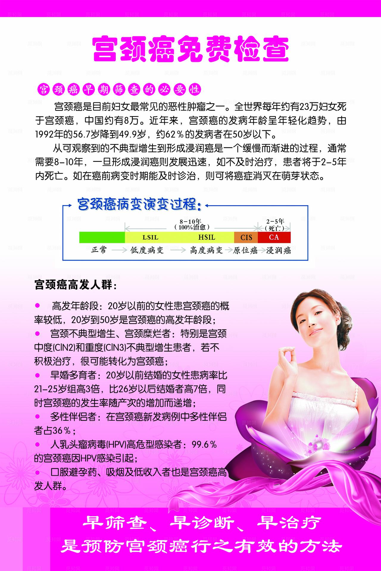 宫颈癌免费检查图片