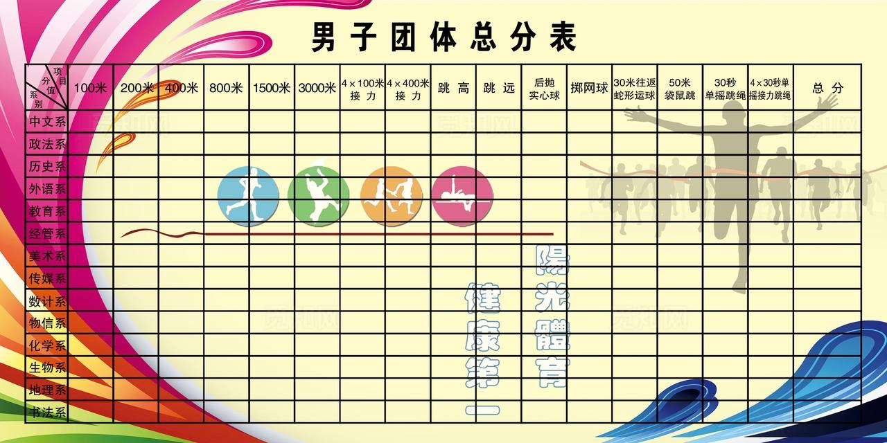 男子团体积分表图片