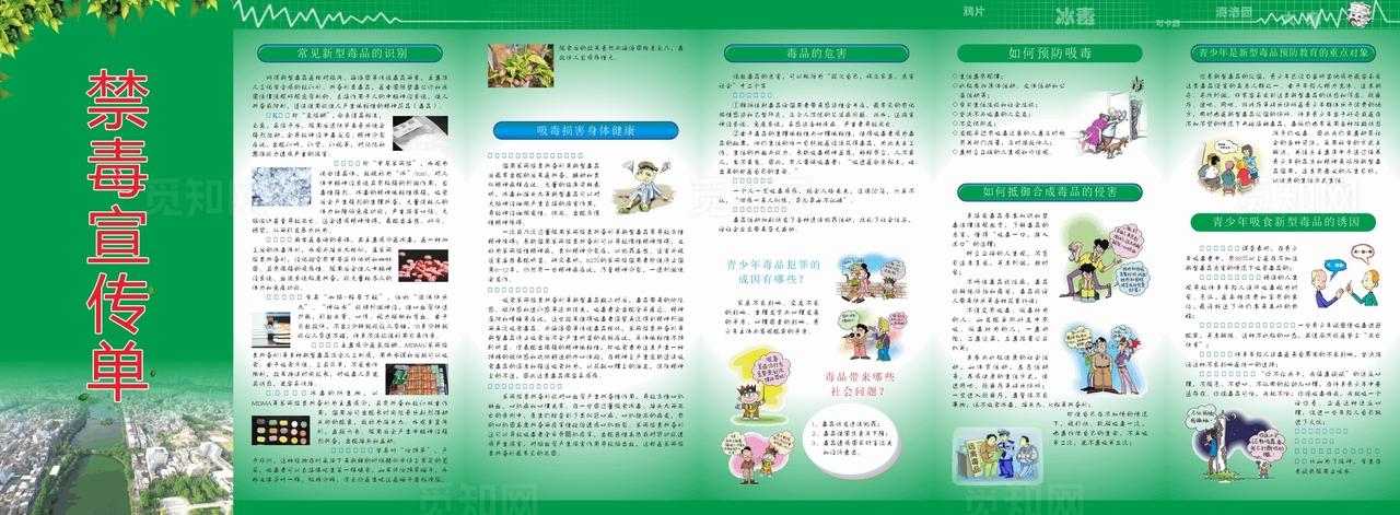 禁毒宣传单图片