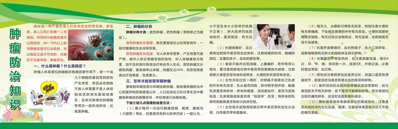 肿瘤防治知识图片
