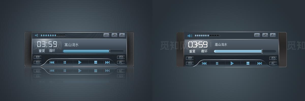 经典音乐播放器界面图片