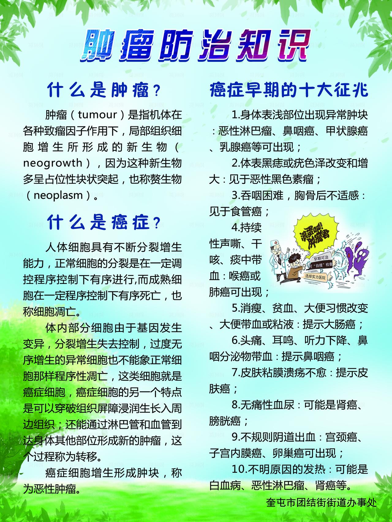 肿瘤知识图片