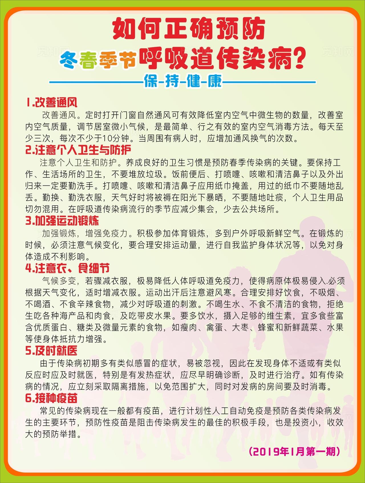 防治呼吸道疾病宣传栏图片