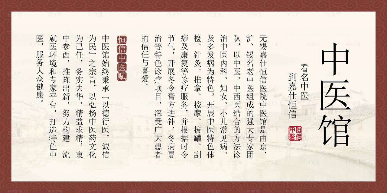 中医文华展板 简介图片