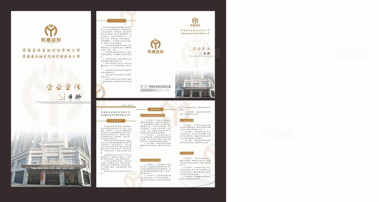 金融理财三折页图片