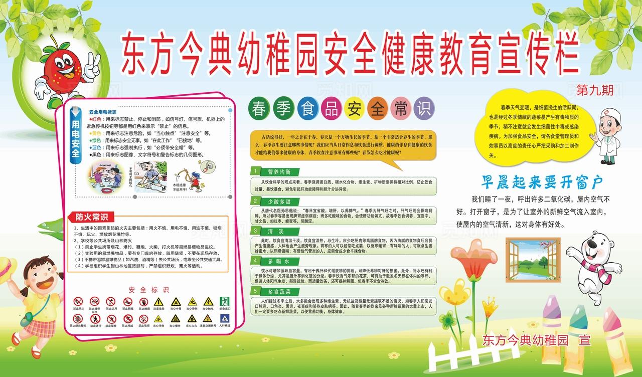 幼儿园健康教育宣传图片